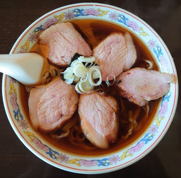 「チャーシューメン(800円)」@手打ちラーメン 三玉家の写真