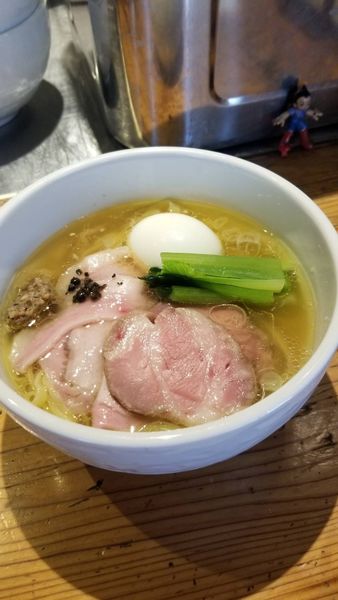 「3種地鶏の重ね中華そば」@麺処 図鑑の写真