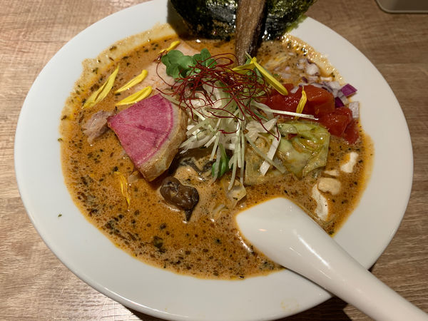 「スパイスラーメン」@スパイスラーメン 点と線.の写真