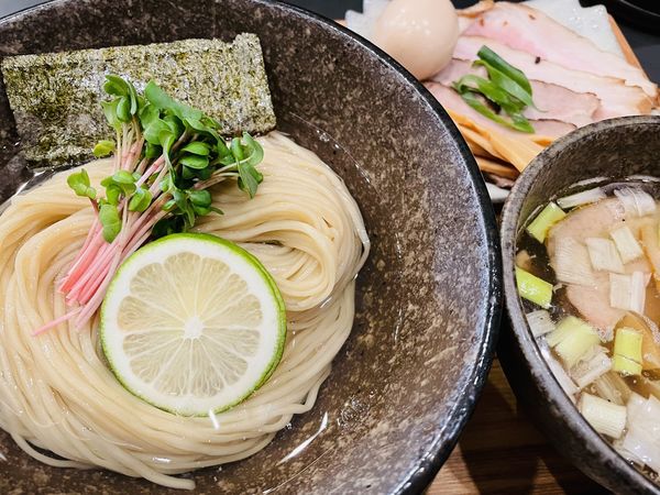 「特製昆布水つけ麺塩 大盛 1,400円」@メンヤ ニューオルドの写真