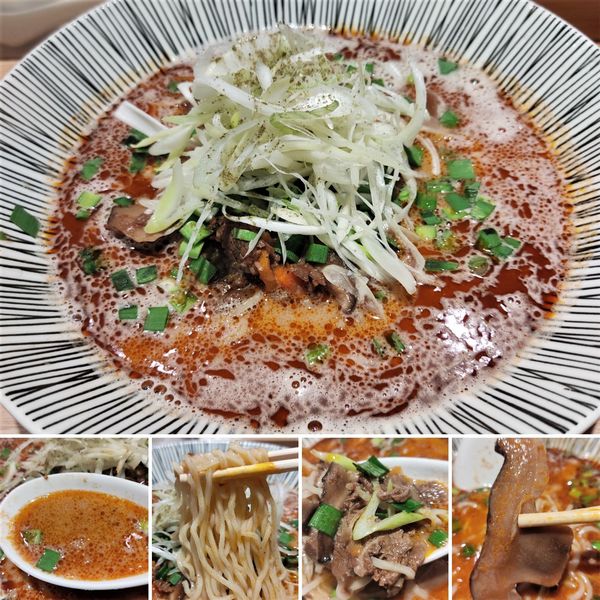 「四川風麻辣牛肉担々麺　980円」@麺処 一龍 仲見世本店の写真