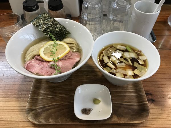 「味玉昆布水醤油つけめん」@アメノオトの写真