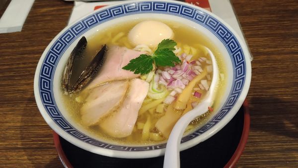 「熟玉貝だし塩そば¥1030-」@だし廊 -DASHIRO-の写真
