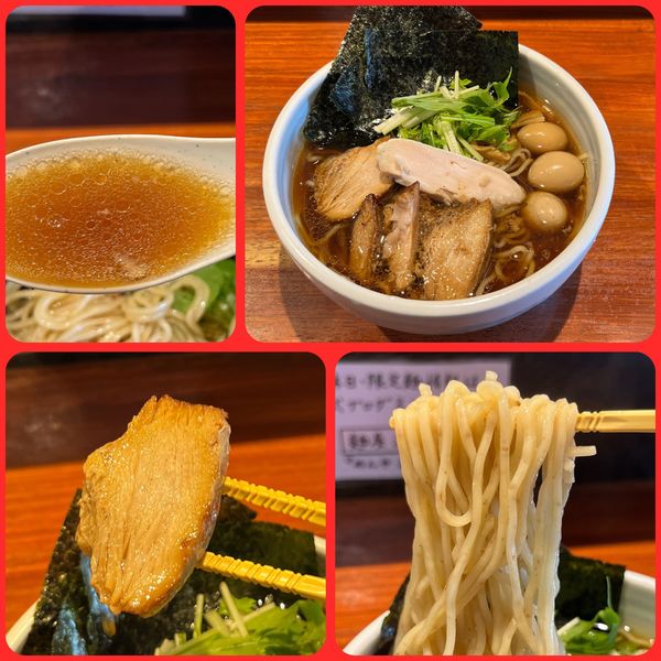 「特製（全部のせ）江戸醤油ら〜麺¥950」@麺屋 江武里の写真