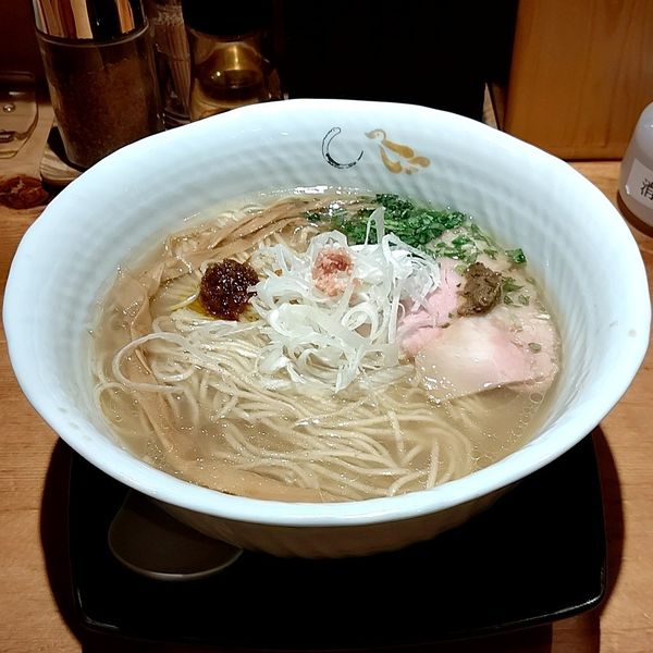 「真鯛と蛤の塩そば(大盛)」@SOBAHOUSE 金色不如帰 新宿御苑本店の写真