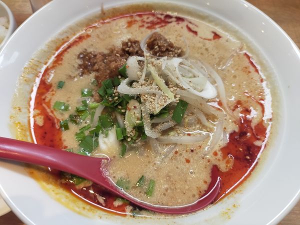 「白胡麻担々麺」@田所商店 タンタンメン部 WBG店の写真