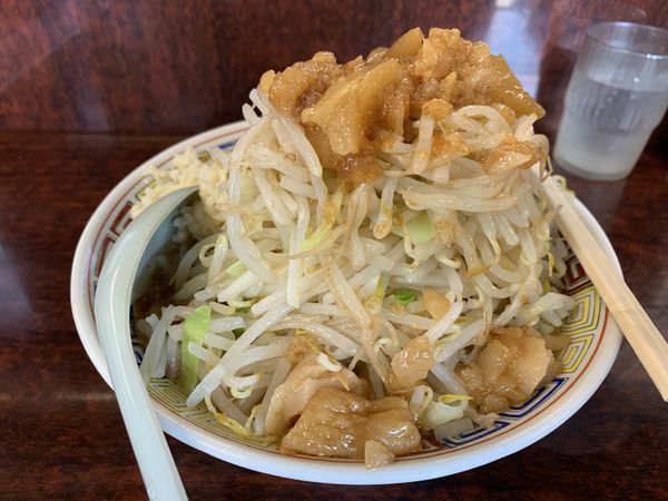 「ミニラーメン+全マシ　650円」@ラーメン二郎 めじろ台店の写真