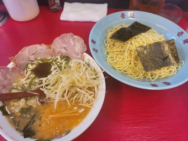 「めかとろ味噌つけ麺　中盛　ネギ増し」@壱発ラーメン 八王子店の写真