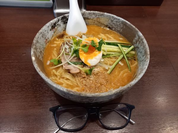 「冷し担々麺(大盛無料)」@パンダ 京浜蒲田店の写真