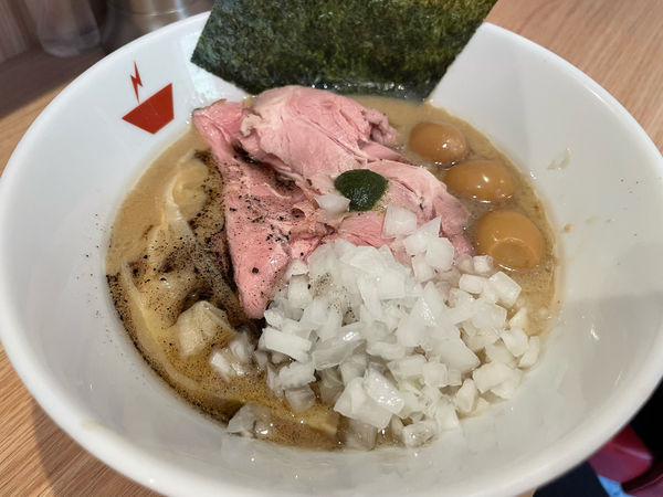 「蟹そば(¥850)燻製うずら(¥110)」@crab台風。の写真