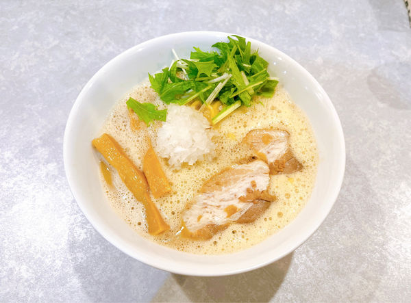 「蟹 大盛」@濃厚白湯らーめん3の写真