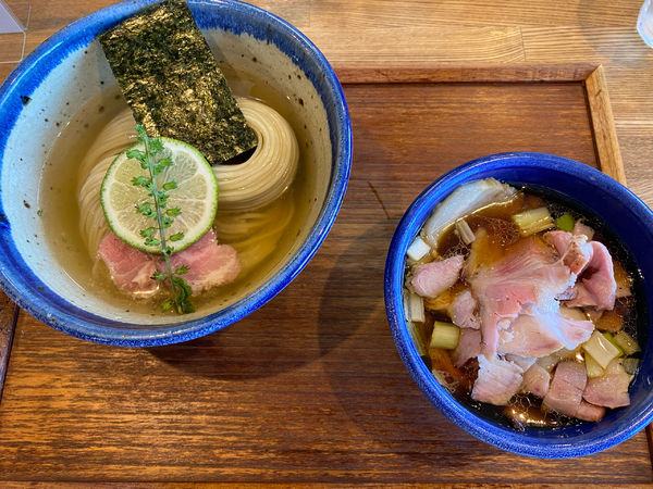 「昆布水つけ麺並盛 チャーシューちょい増し」@YOKOKURA STOREHOUSEの写真