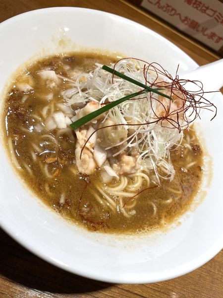 「【限定①】紅ズワイガニとオマールエビの濃厚ら〜めん￥1000」@寿製麺よしかわ 川越店の写真