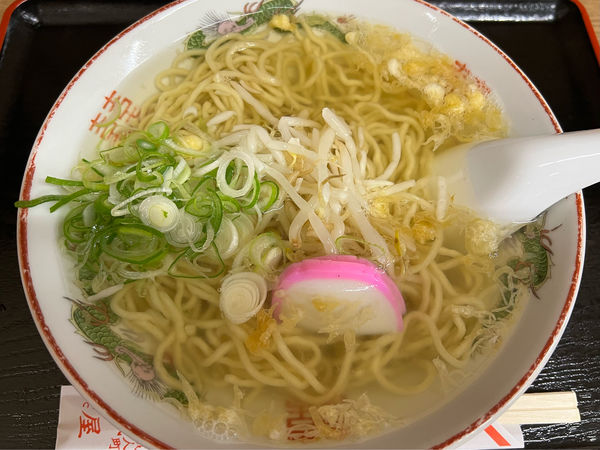 「素ラーメン」@武蔵屋食堂の写真