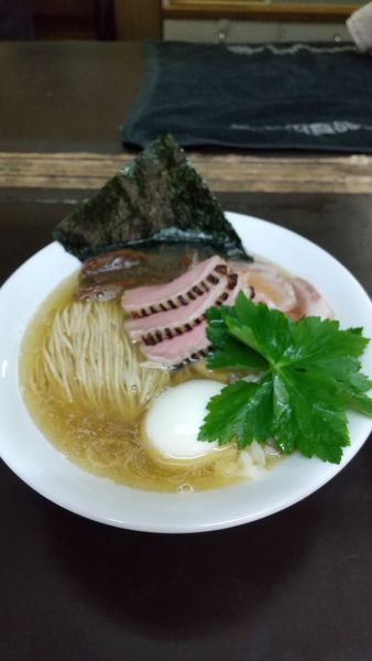 「特製煮干そば白」@と多゛食堂の写真