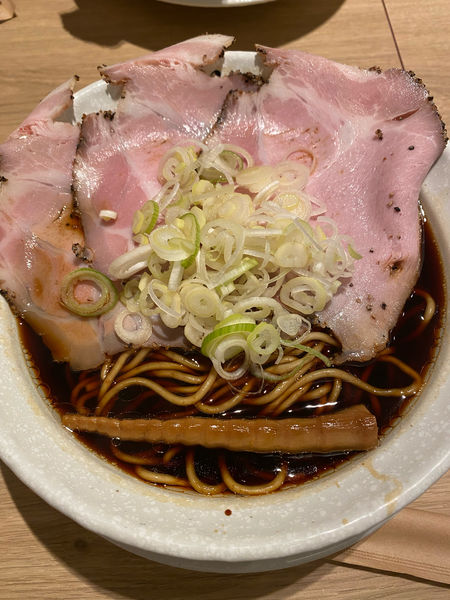 「黒竹850円➕大盛100円➕麺固め」@麺屋 優光 銀座店の写真