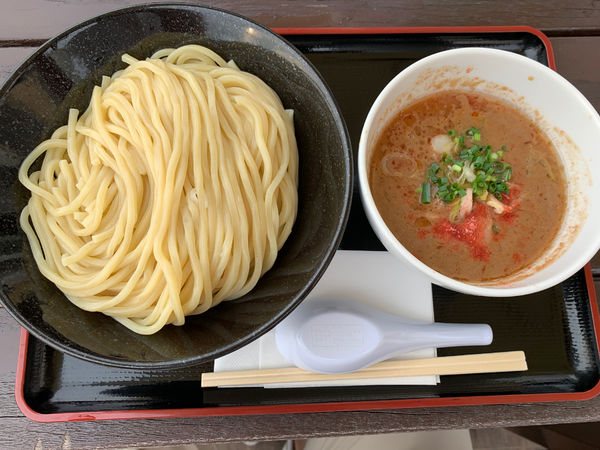 「海老つけ麺」@頑者NEXT LEVEL アクアシティお台場店の写真