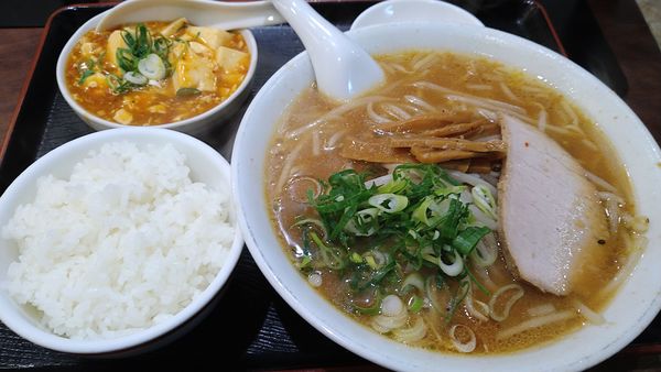 「みそラーメン定食」@熊ちゃんの店 名駅店の写真