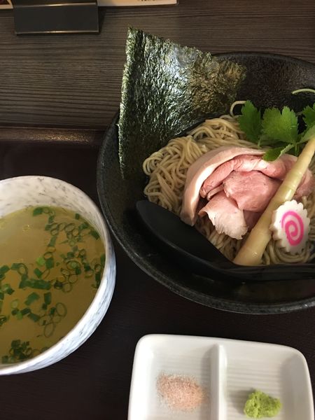 「天草大王と鯛煮干、濃厚昆布水のつけ麺　950円」@麺匠えにしの写真