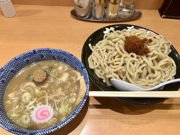 「つけめん炎獄＋大盛」@六厘舎の写真