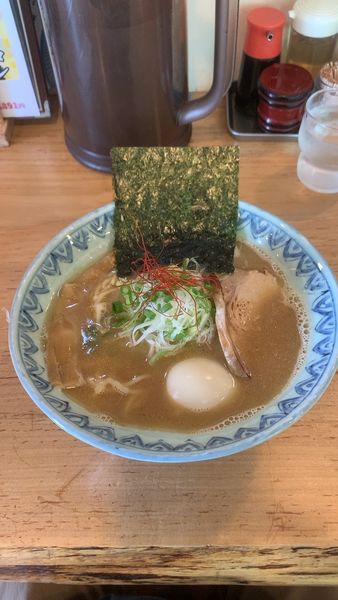 「味玉あご そば」@麺屋 蕪村 篠ノ井店の写真