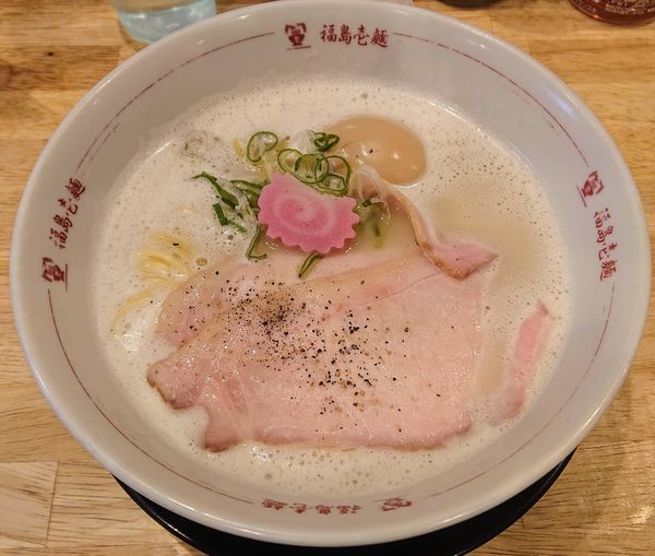 「濃厚鯛塩らーめん 煮玉子入り」@福島壱麺の写真
