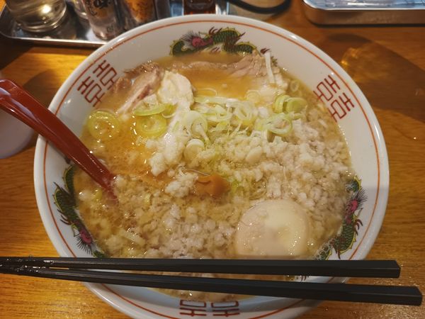 「豚骨味玉らぁめん」@らぁめんつけめん 力龍の写真