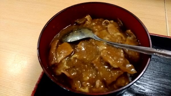 「カレー南蛮(もりとのセット)」@越後十日町そばと地酒の店 がんぎ 三田店の写真