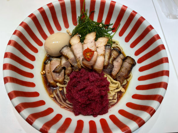 「紅おろしそば」@上方レインボーの写真