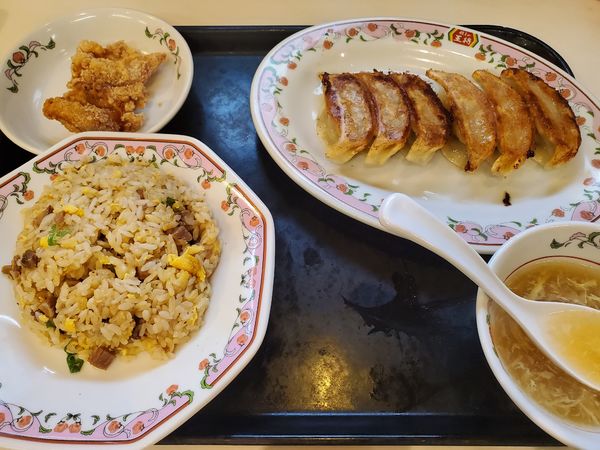 「焼めしセット」@餃子の王将 石川町店の写真