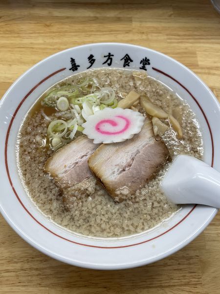 「背脂醬油ラーメン」@喜多方食堂 磯崎の写真