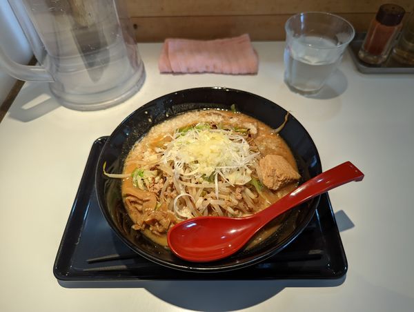 「3SO背脂にんにく ¥950 ＋ライス¥120」@RA-MEN 3SOの写真