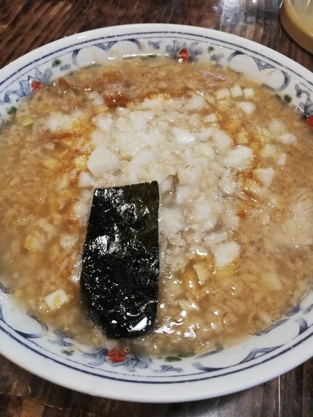 「玉ねぎラーメン  白ダブル」@侍ラーメンの写真