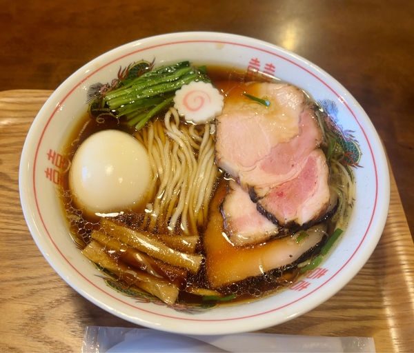 「特製うるめ鰯のコンソメ中華そば（1180円）」@Yo-shoku OKADAの写真