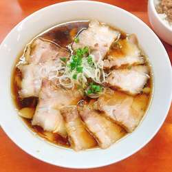 チャーシューメン(濃口)+生姜丼