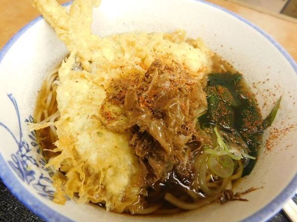 「アジ天そば￥４７０」@峠そばの写真