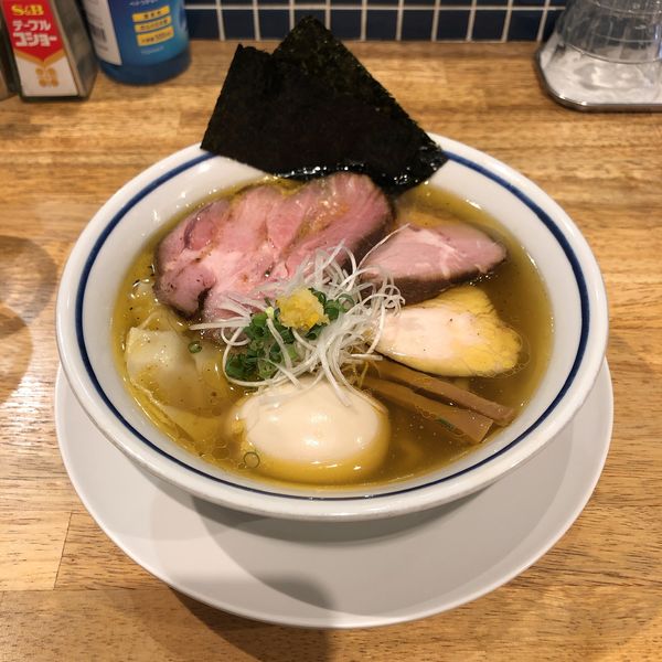 「特製中華そば（塩）」@手打式超多加水麺 ののくらの写真