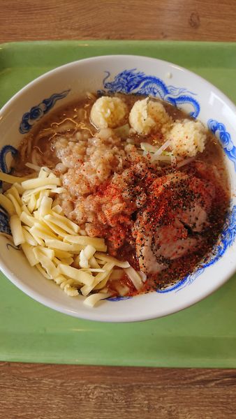 「ラーメン+チーズ×2」@ジャンクガレッジ フォレオ菖蒲店の写真