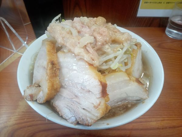 「ラーメン(ブタ4枚入り)」@ラーメン二郎 亀戸店の写真