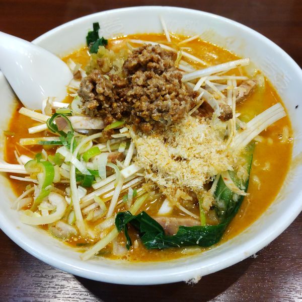 「李葱担担麺（￥920）」@パンダ 京浜蒲田店の写真