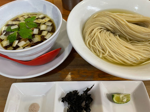 「【限定】あご出汁昆布水つけ麺1000円」@麺屋 むじゃきの写真
