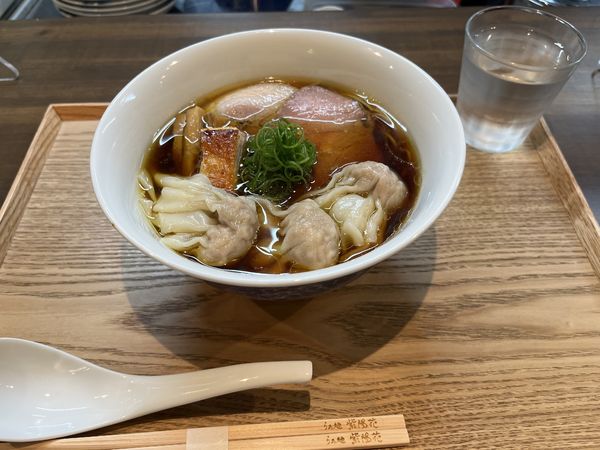 「醤油たんたん麺 1,400円」@らぁ麺 紫陽花の写真