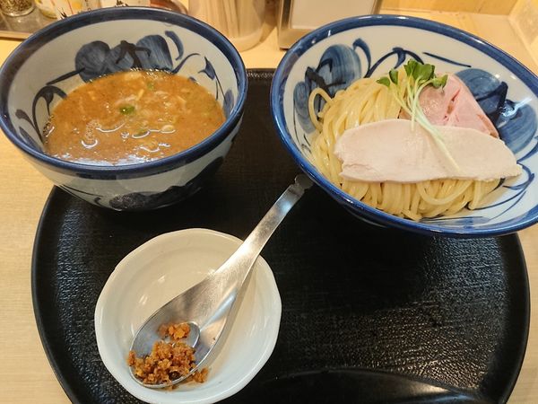 「鶏と魚介のつけめん」@つけ麺 たけもとの写真