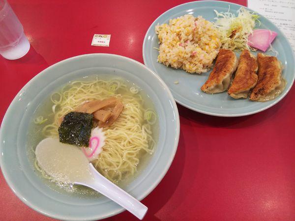 「Ａランチ　※ラーメン：塩拉麺（塩ラーメン）」@俵屋飯店の写真