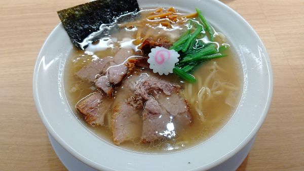 「塩ラーメン（￥800）」@長岡食堂 東京ラーメン横丁店の写真