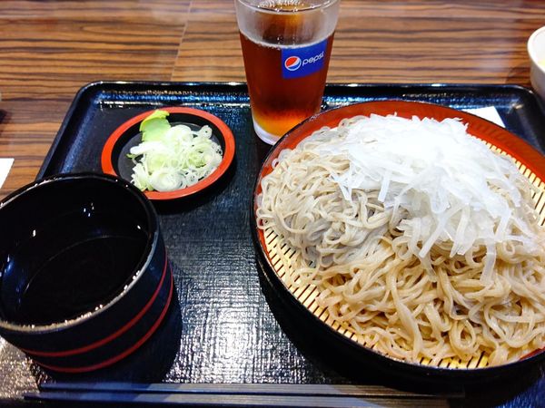 「大根そば(大盛)750円」@そば三昧 高崎店の写真