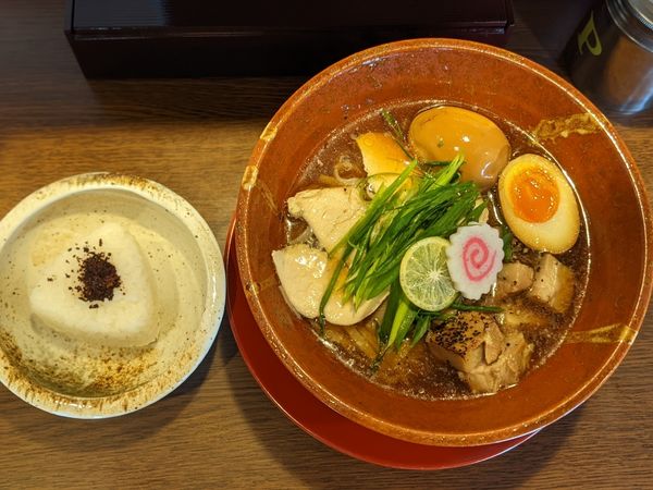 「限定冷やしラーメン」@中華そば 花京 天六店の写真