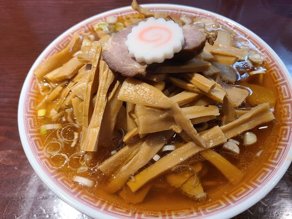「月見メンマラーメン」@中華そば えもとの写真