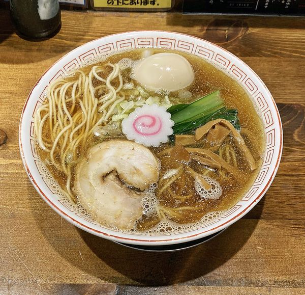 「瀬戸内いりこ中華そば＋味玉」@瀬戸内いりこラーメン 古田島の写真