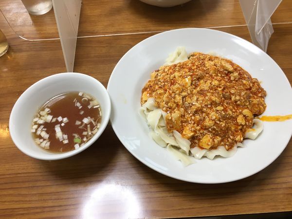 「汁なし麻婆麺」@薬膳四川料理 味芳斎 本店の写真
